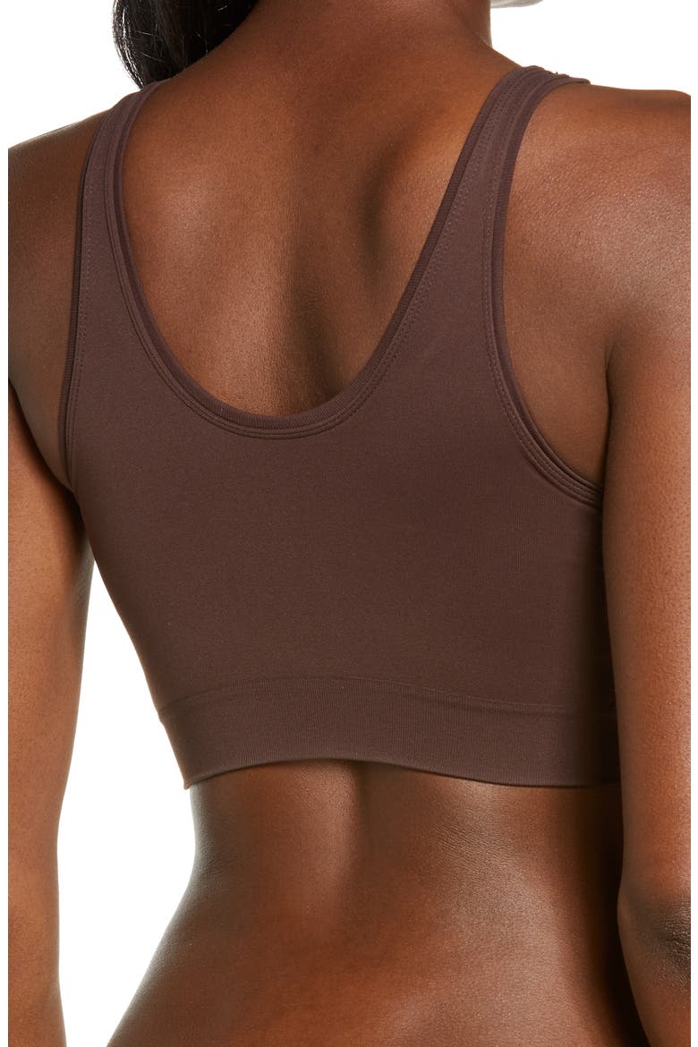 Smooth & Renew Tank Bralette, Alternate, color, BROWN COFFEE