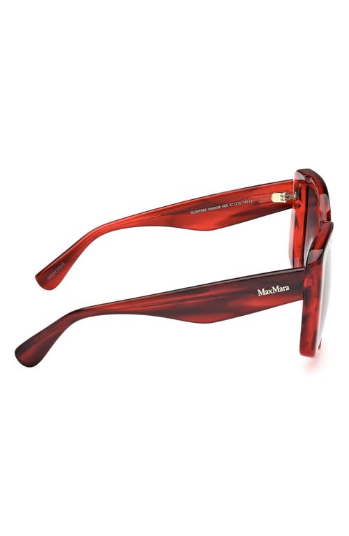 Max Mara Glimpse6 57mm Polarized Square Sunglasses
