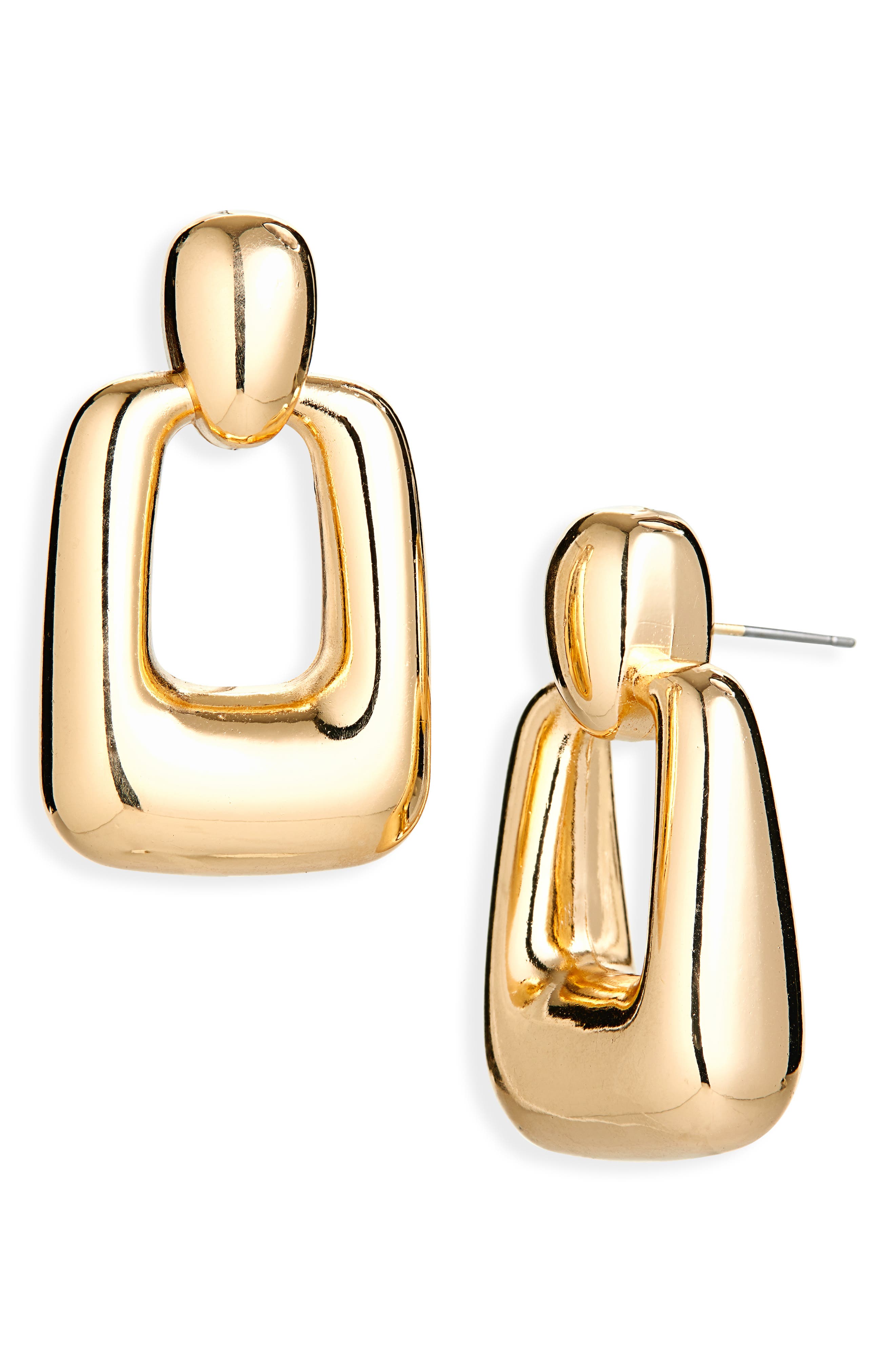 Cara Chunky Knocker Drop Earrings