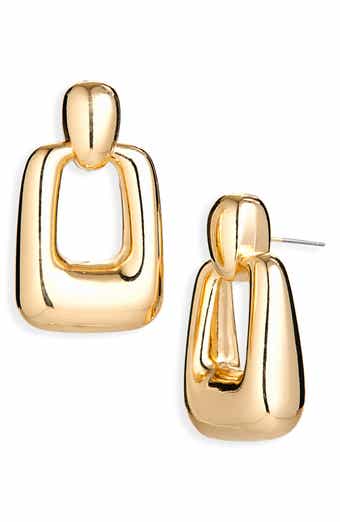 Cara Chunky Knocker Drop Earrings