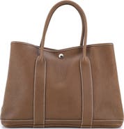 Pre-Owned Hermes Garden Party Tote Leather 36