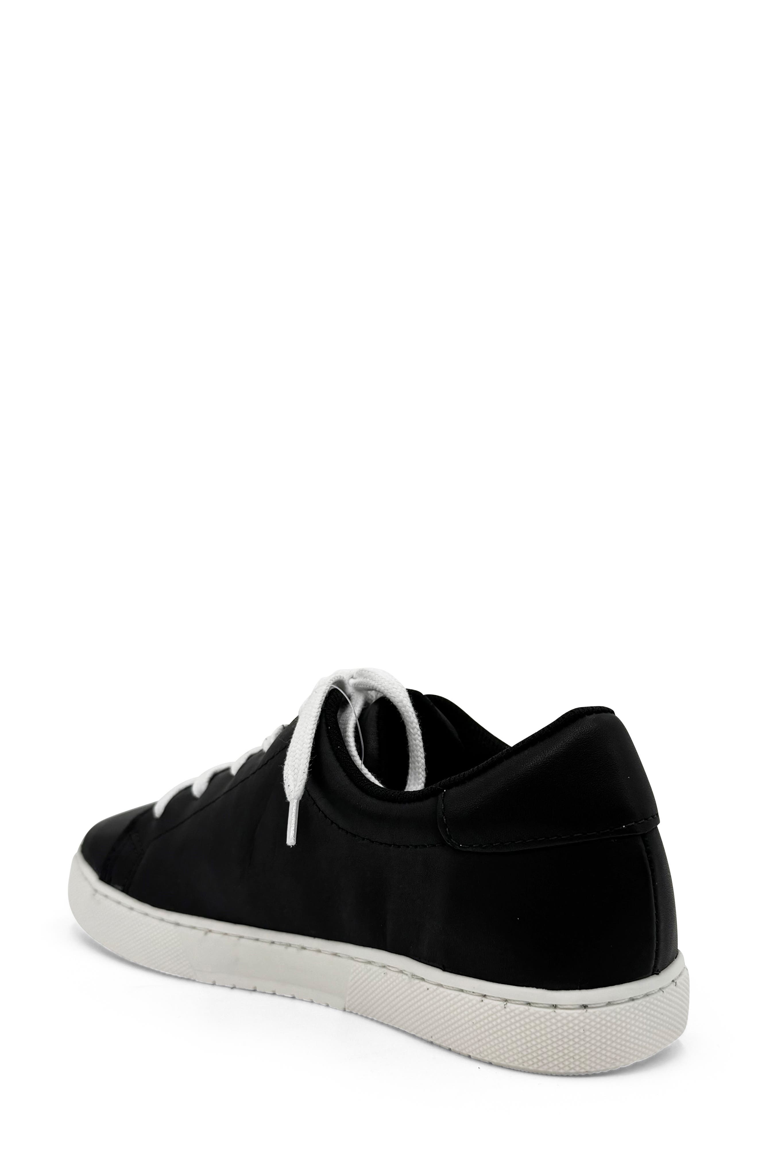 CHELSEA CREW U-Turn Sneaker, Alternate, color, Black Leather