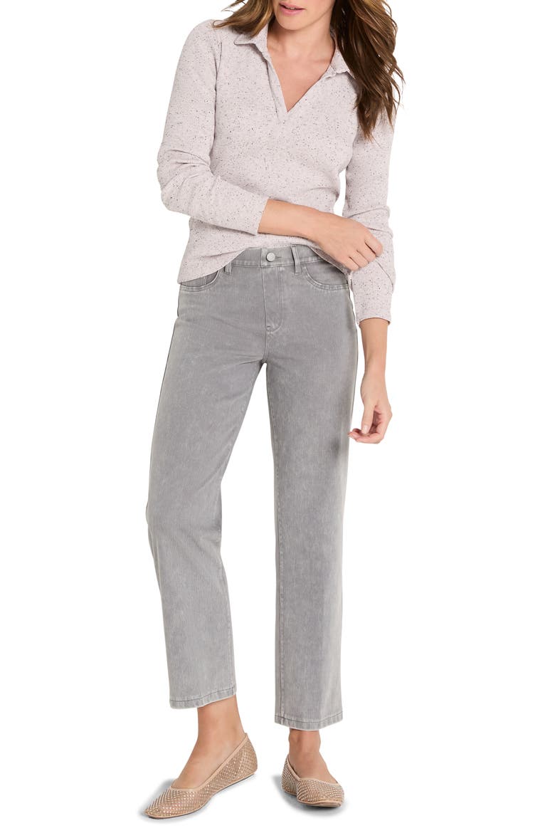 Recess Straight Leg Ankle Knit Jeans, Alternate, color, PLATINUM