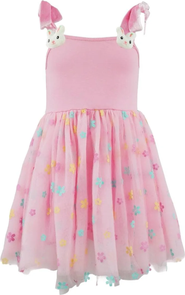 Lola + The Boys Happy Bunny Tulle Dress