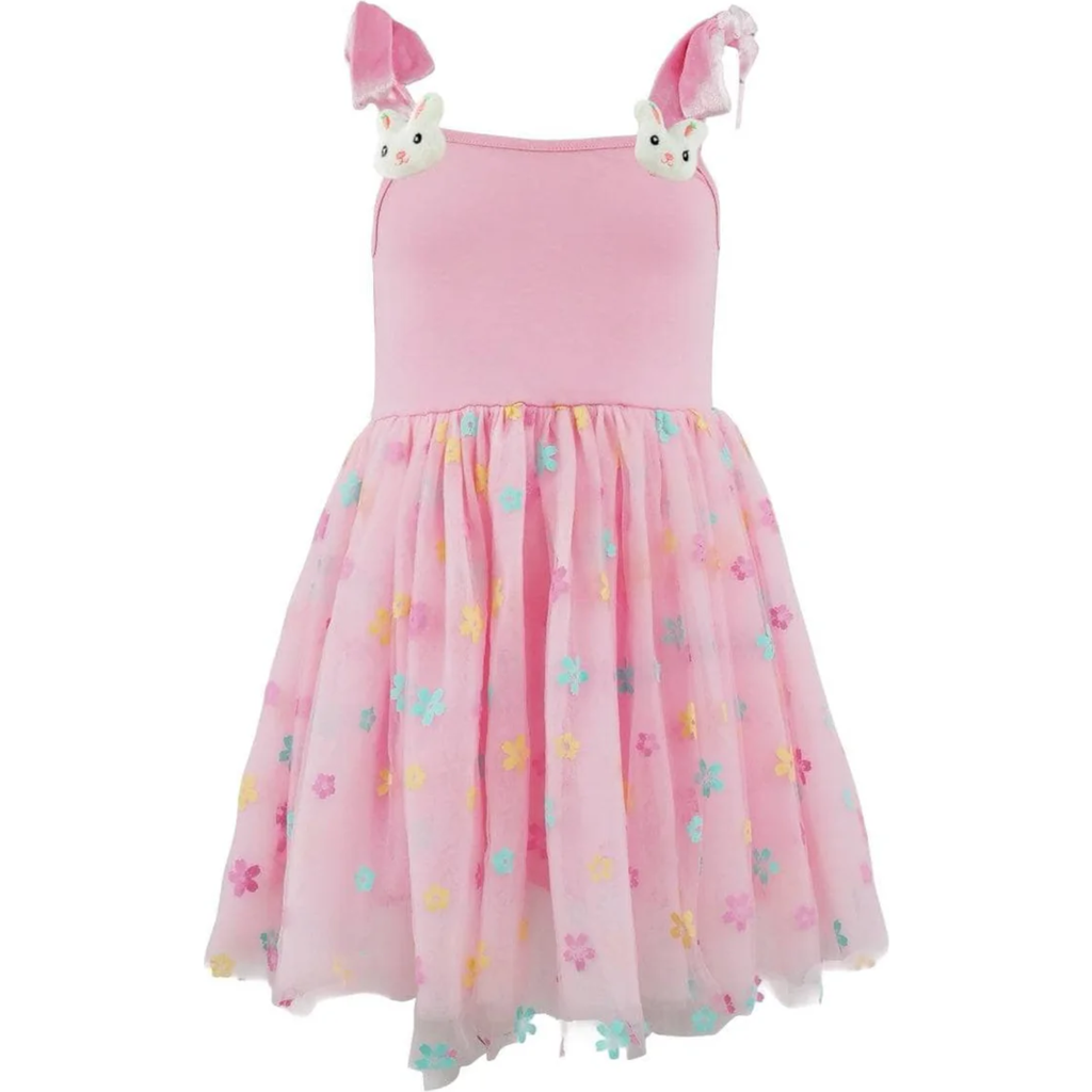 Lola + The Boys Happy Bunny Tulle Dress