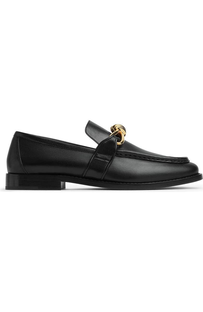 Bottega Veneta Astaire Knot Bit Loafer, Main, color, Black