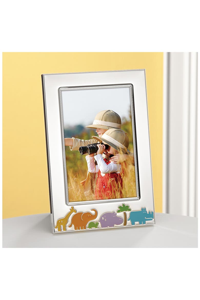 Jungle Parade 4 x 6-Inch Picture Frame, Alternate, color, METALLIC TONES