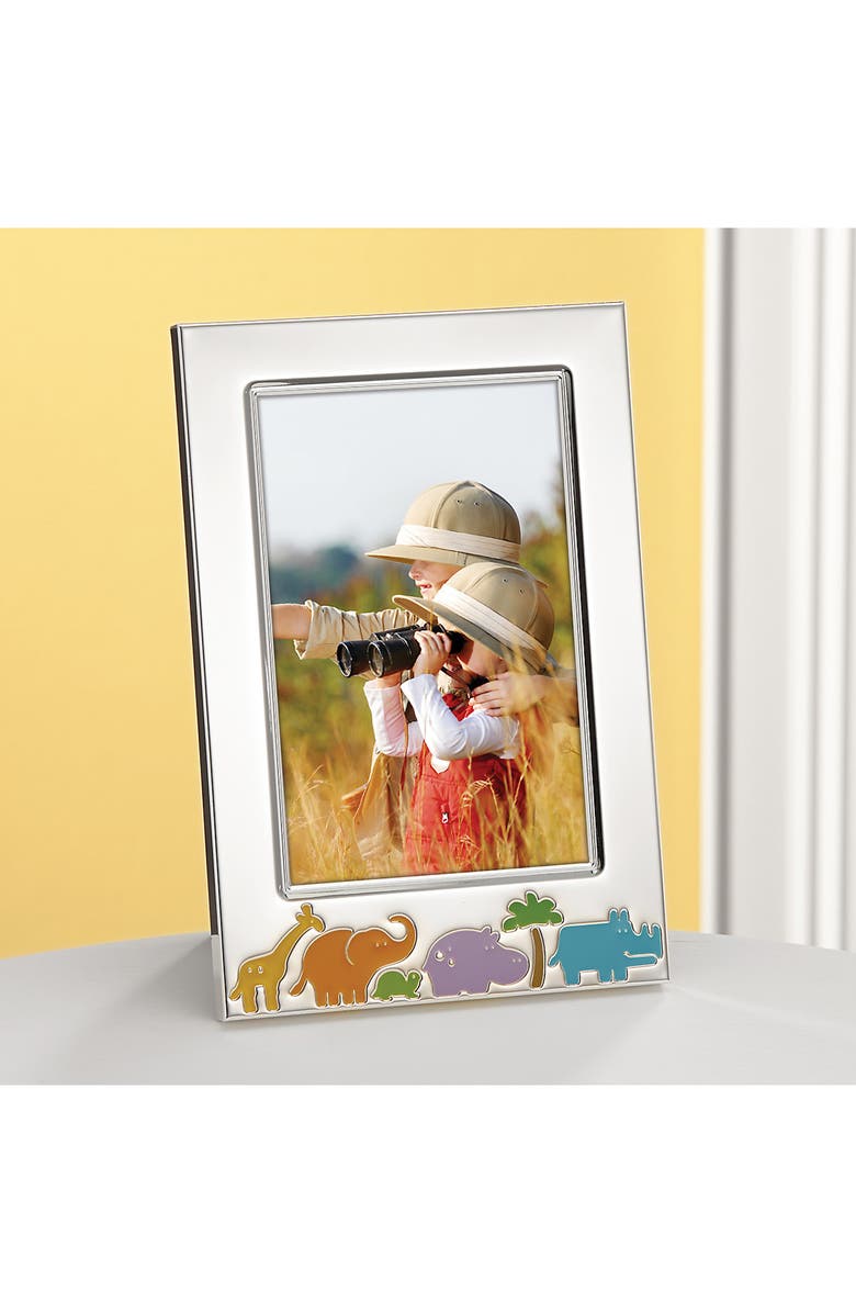 Reed & Barton Jungle Parade 4 x 6-Inch Picture Frame, Alternate, color,