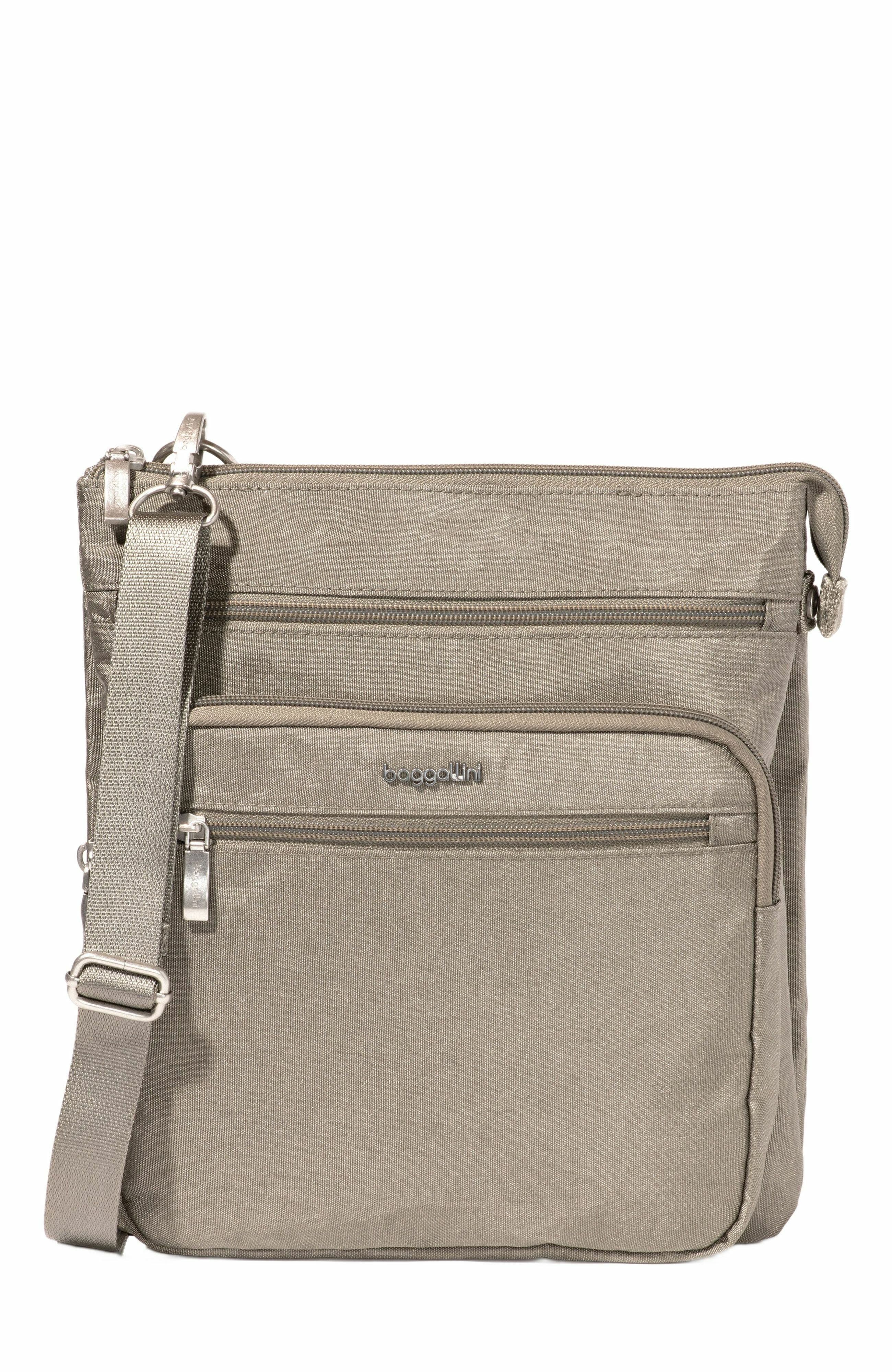 BAGGALLINI Out And About Crossbody Bag, Main, color, Sterling Shimmer
