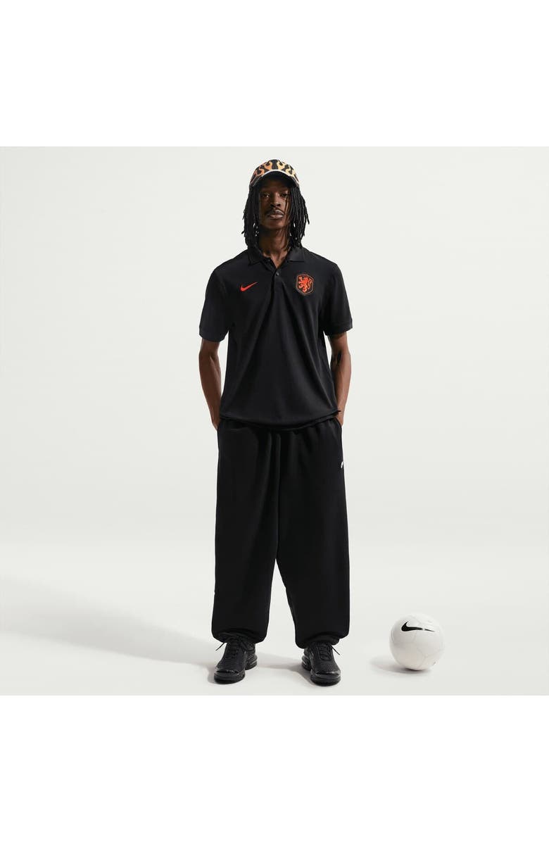 Nike Men's Nike Black Netherlands National Team Dri-FIT Polo, Alternate, color, Black
