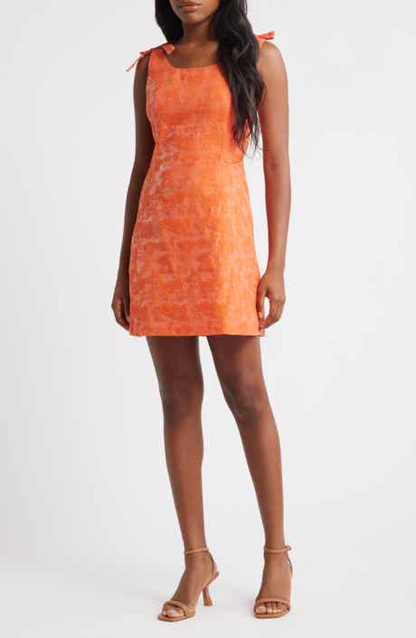 Sister Jane Neroli Bow Jacquard Minidress