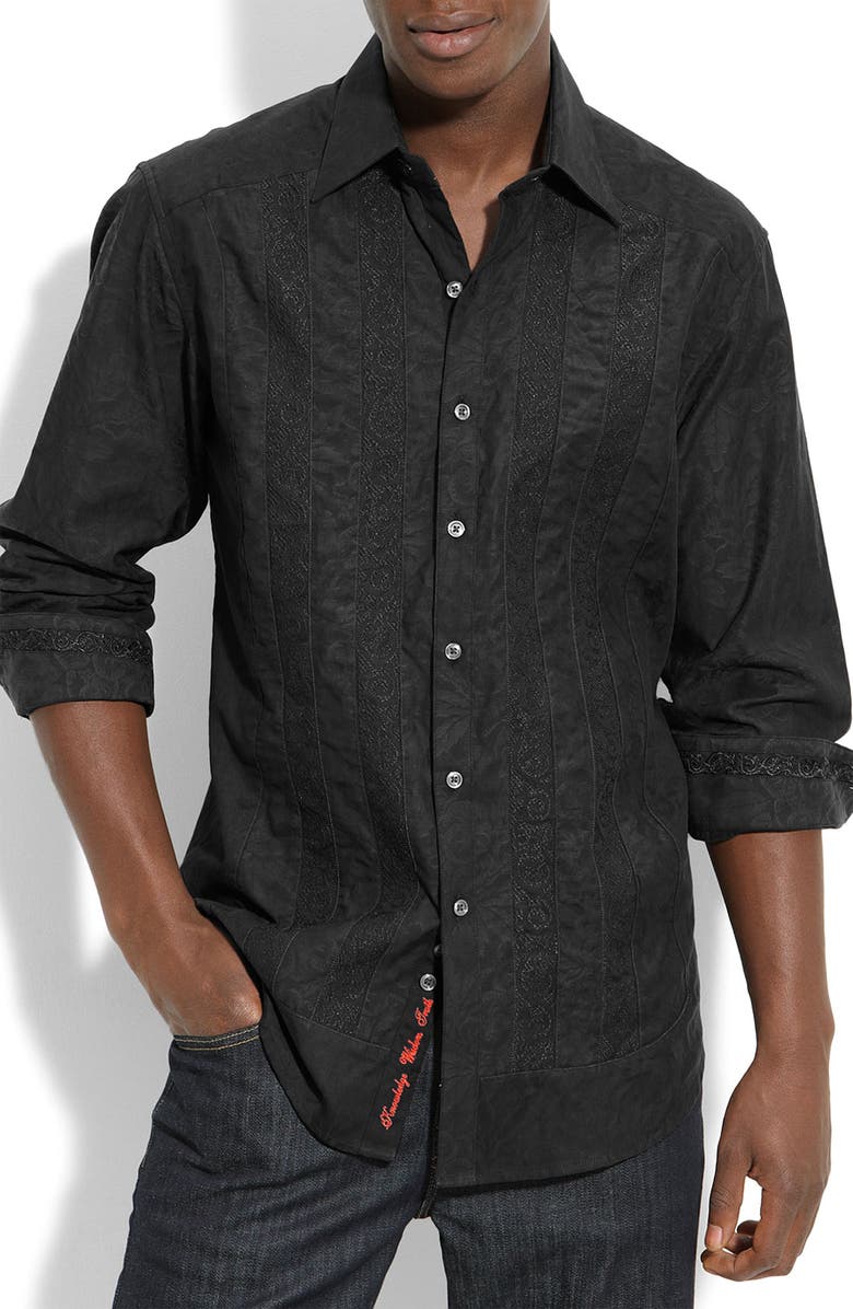 Robert Graham 'Python' Woven Shirt, Main, color,