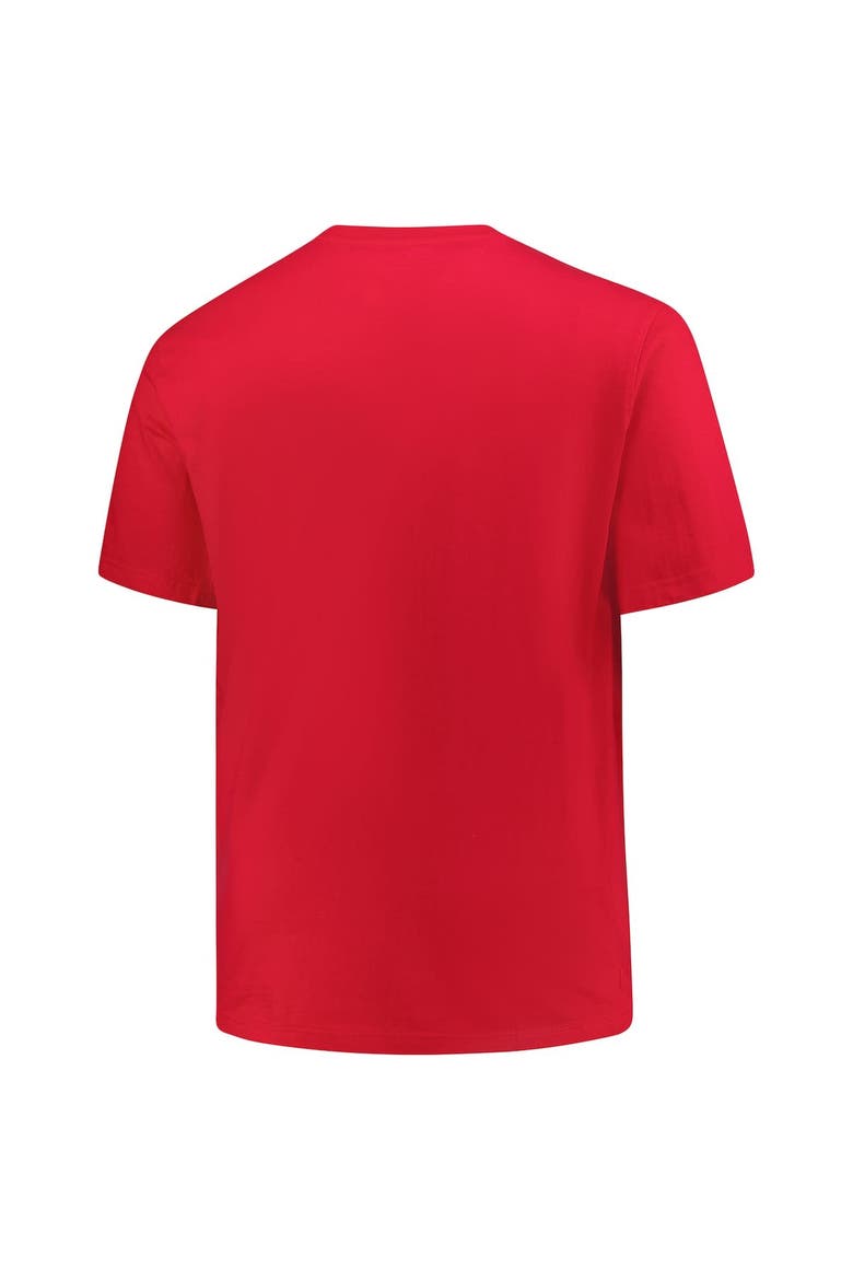 Men's Profile Navy St. Louis Cardinals Big & Tall Primary Logo T-Shirt, Alternate, color, Red