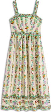 Boden Christina Sleeveless Cotton Midi Dress