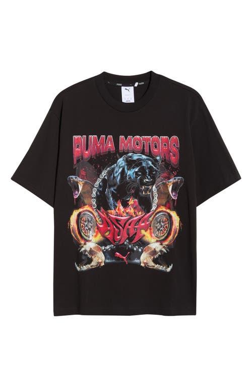 Puma X A$ap Rocky Motors Tee T-shirt In Black