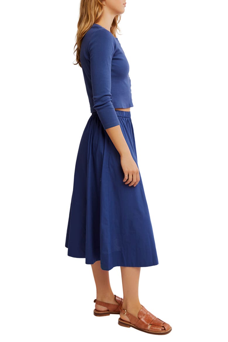 Perfect Tones Cardigan & Skirt, Alternate, color, NAVY PEONY