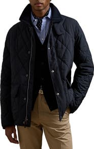 Ralph Lauren Purple Label Carleton Diamond Quilted Down Jacket