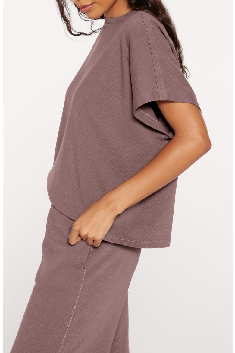 Muscle T-Shirt & Sweatpants Set, Alternate, color, COCOA