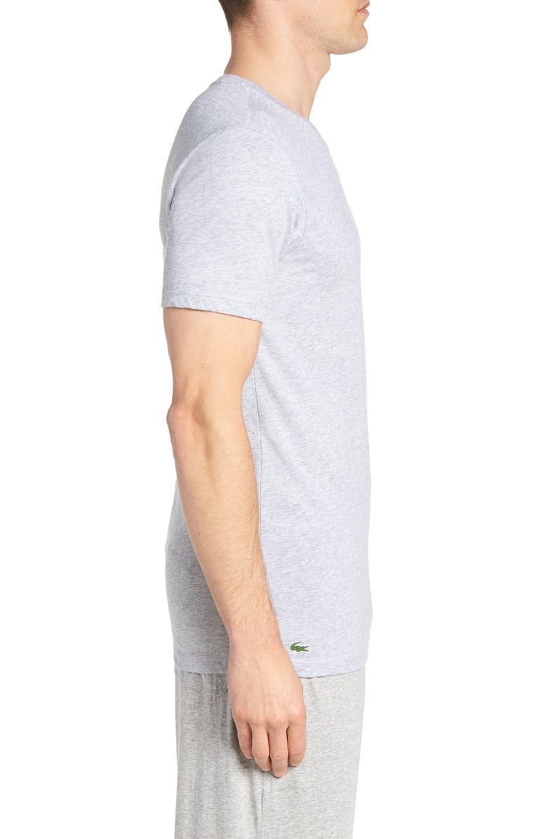 Lacoste 3-Pack Slim Fit Crewneck T-Shirts, Alternate, color, 