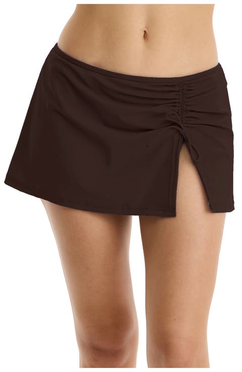 Tutti Frutti Side Slit Skirt Swim Bottom