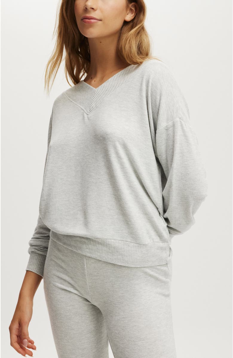 COTTON ON BODY Super Soft Deep V Sweater, Main, color,