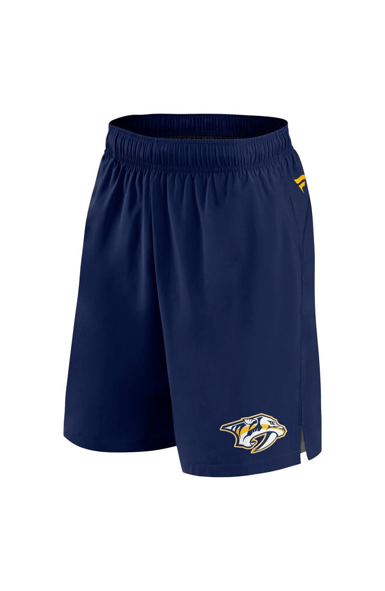 FANATICS Men's Fanatics Branded Navy Nashville Predators Authentic Pro Tech Shorts, Alternate, color,
