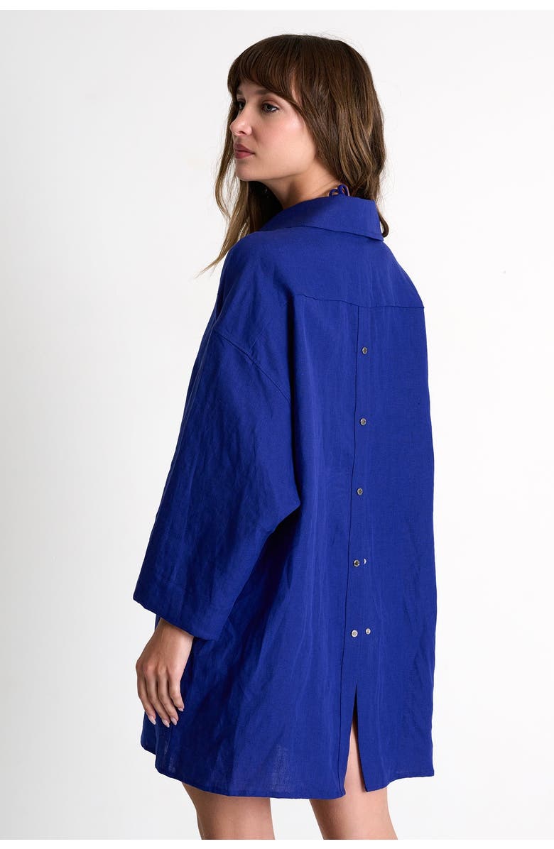 SHAN Linen Shirt, Alternate, color, Blue
