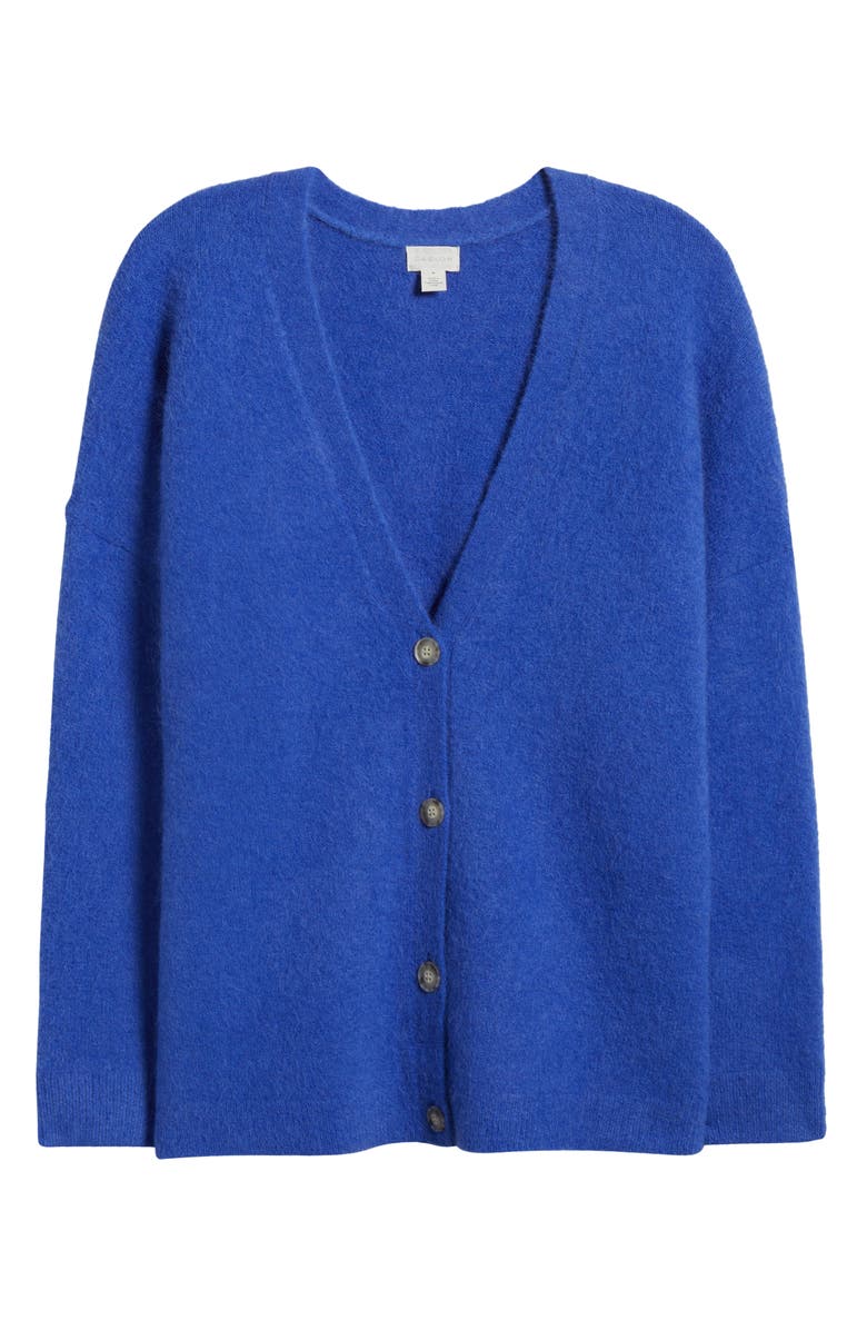 Caslon<sup>®</sup> Alpaca Blend Cardigan, Alternate, color, Blue Dazzle