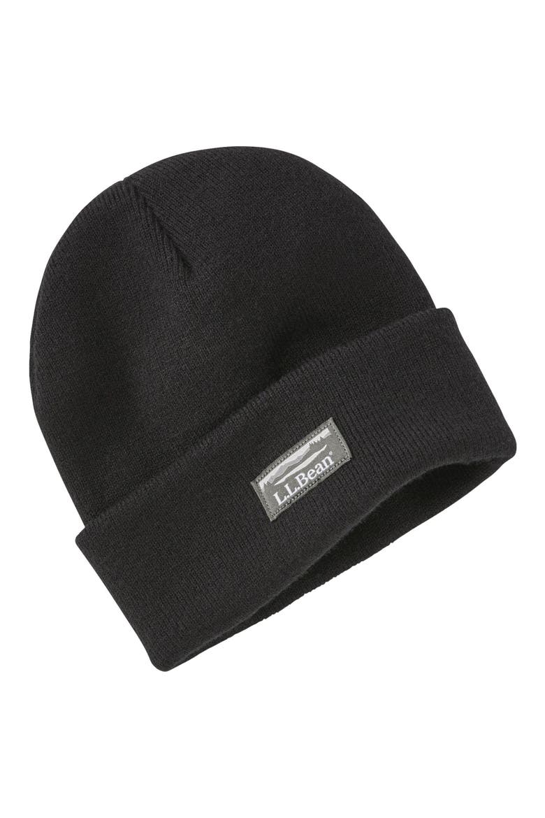 Beanie Unisex, Main, color, BLACK