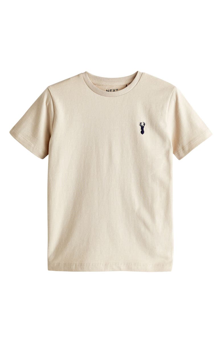 NEXT Kids' 4-Pack Embroidered Cotton T-Shirts, Alternate, color, 