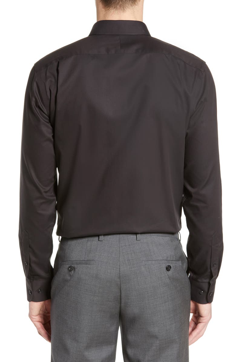 Nordstrom Trim Fit Non-Iron Dress Shirt, Alternate, color, 