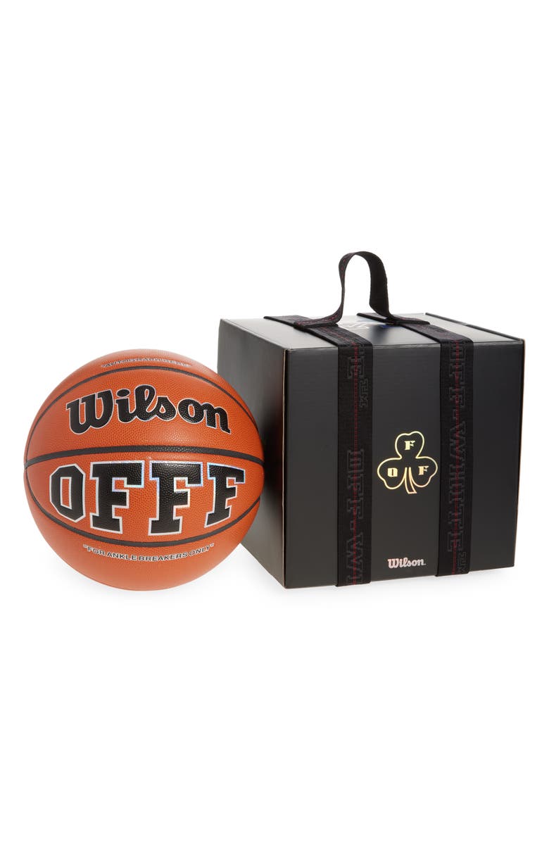 Off-White x Wilson Basketball, Main, color, 