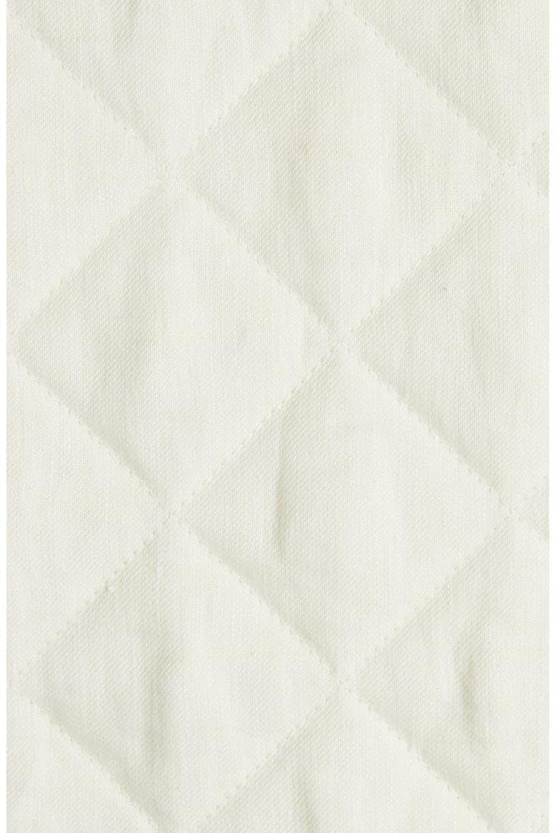 Vigny Diamond Quilted Vest, Alternate, color, WHITE