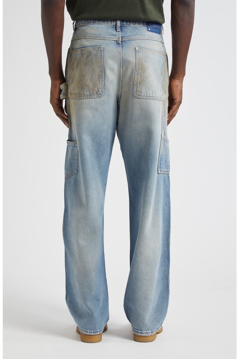 Journey Distressed Sandwashed Carpenter Jeans, Alternate, color, LIGHT BLUE