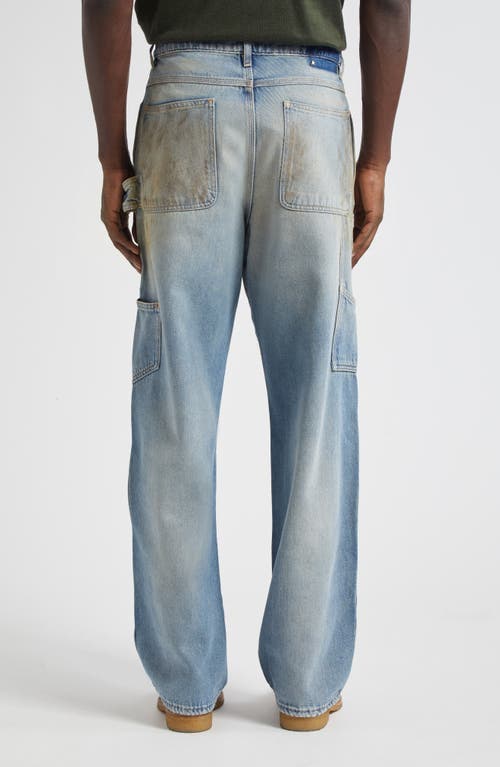 Golden Goose Deluxe Brand Men Marley Painter Cotton Jeans In Blue