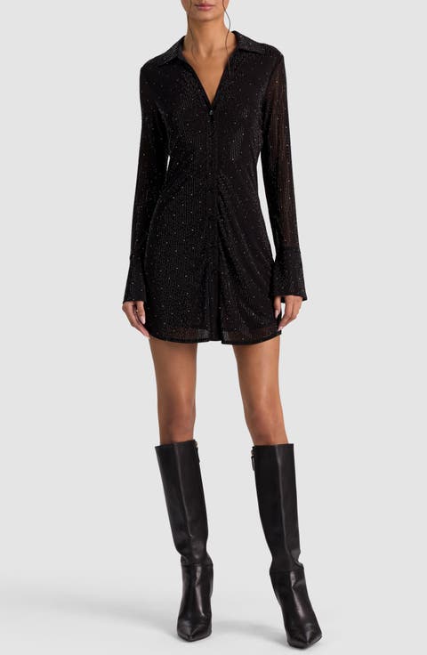 Freya Fitted Embellished Minidress