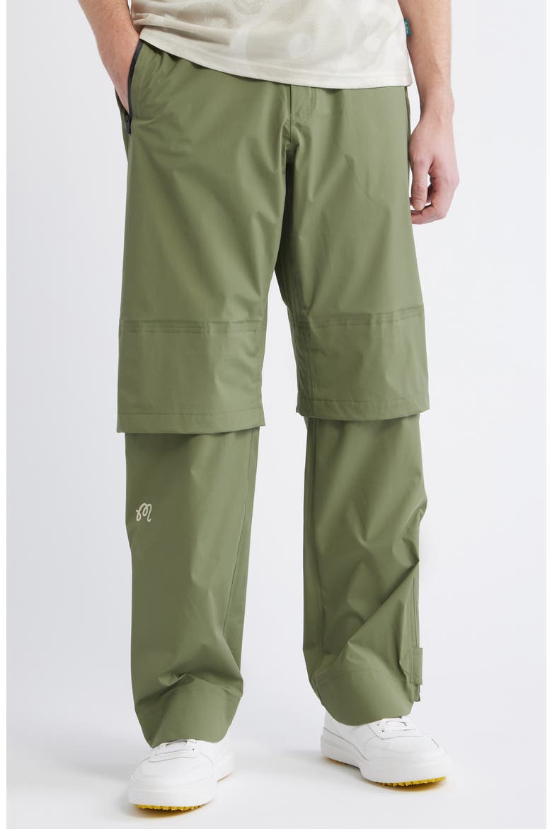 Flint Foraging Rain Pants, Main, color, OLIVINE
