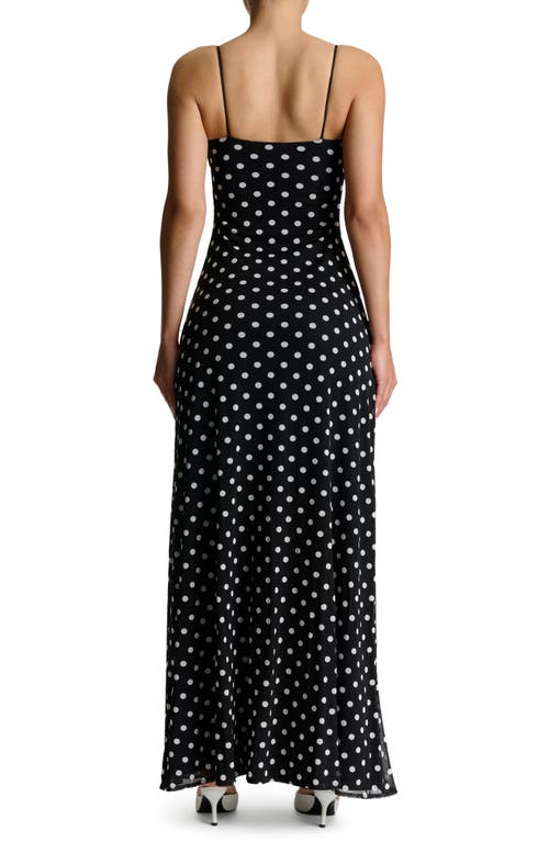 Naked Wardrobe Polka Dot Maxi Dress