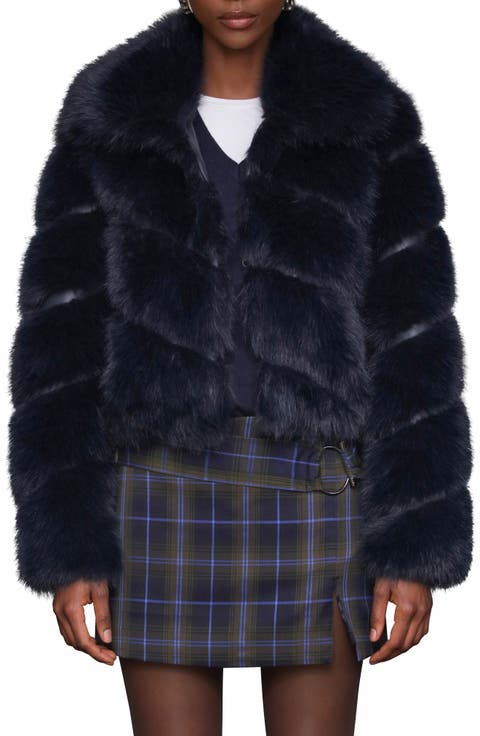 Faux Fur Crop Jacket