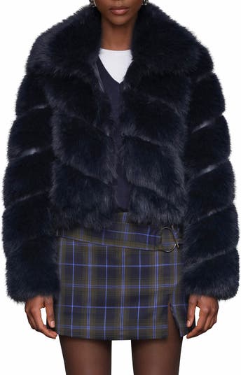 Avec Les Filles Faux Fur Crop Jacket Nordstrom