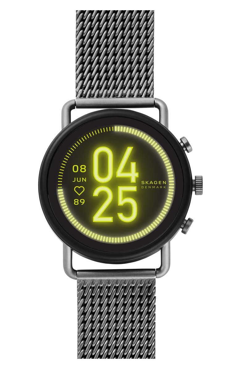 Skagen Falster 3 Mesh Strap Smart Watch, 42mm, Main, color, 