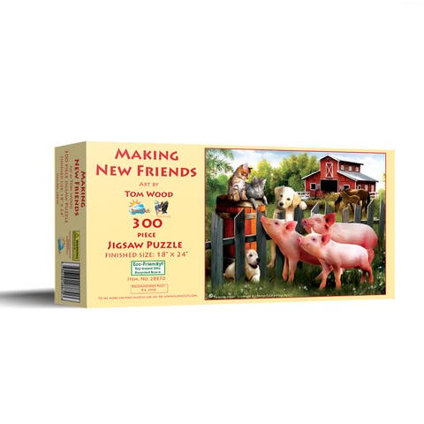 Making New Friends 300 piece Jigsaw Puzzle for Adults