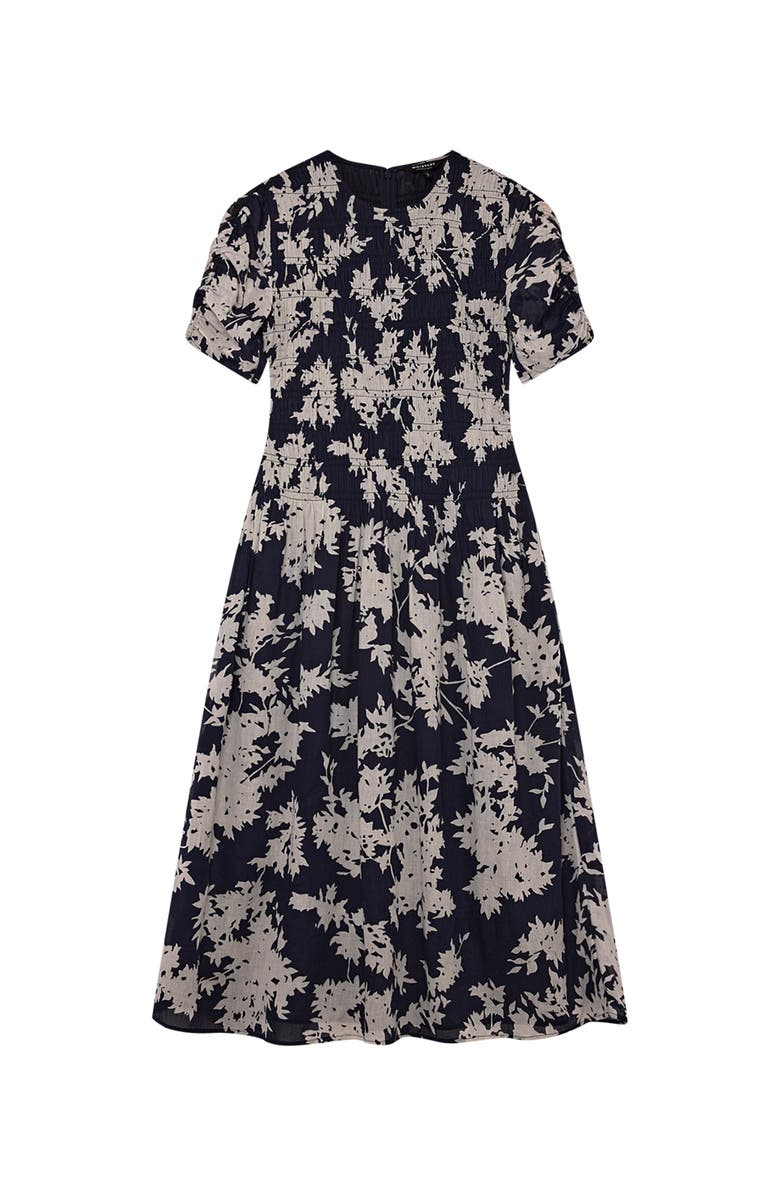 Whistles Shadow Floral Avery Dress, Alternate, color, Navy/Multi