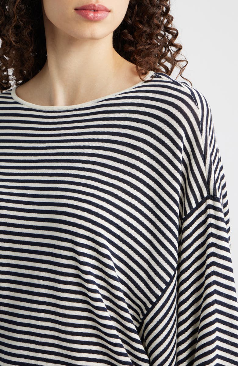FRAME Slouchy Stripe Sweater, Alternate, color, Cream Multi