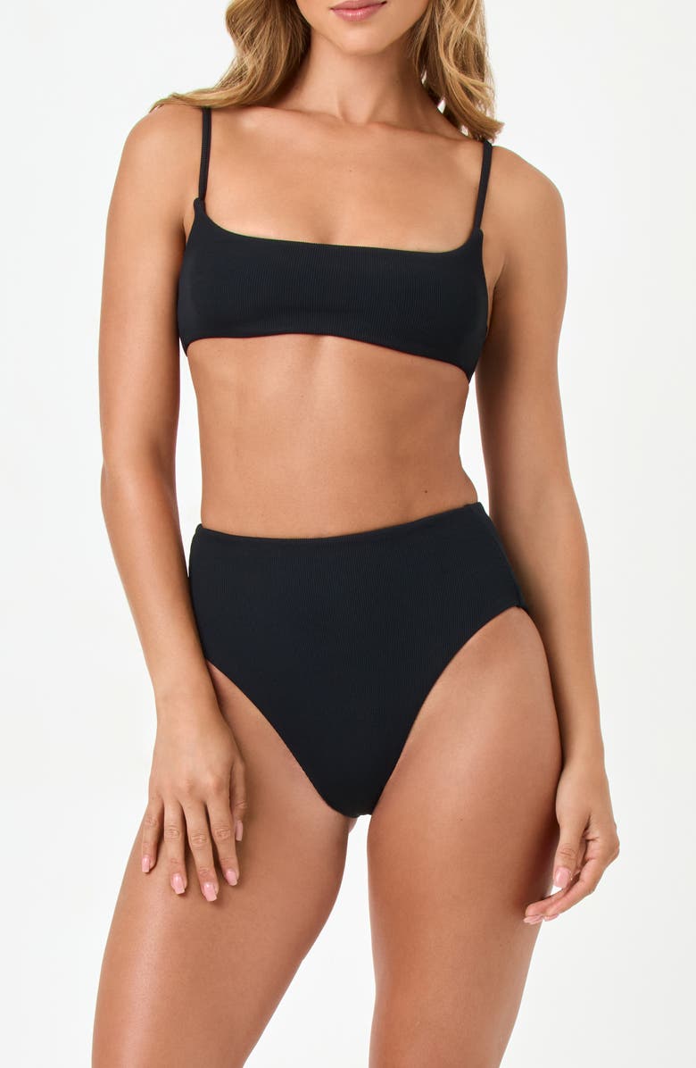LSPACE Presley Rib Bikini Top, Alternate, color, 