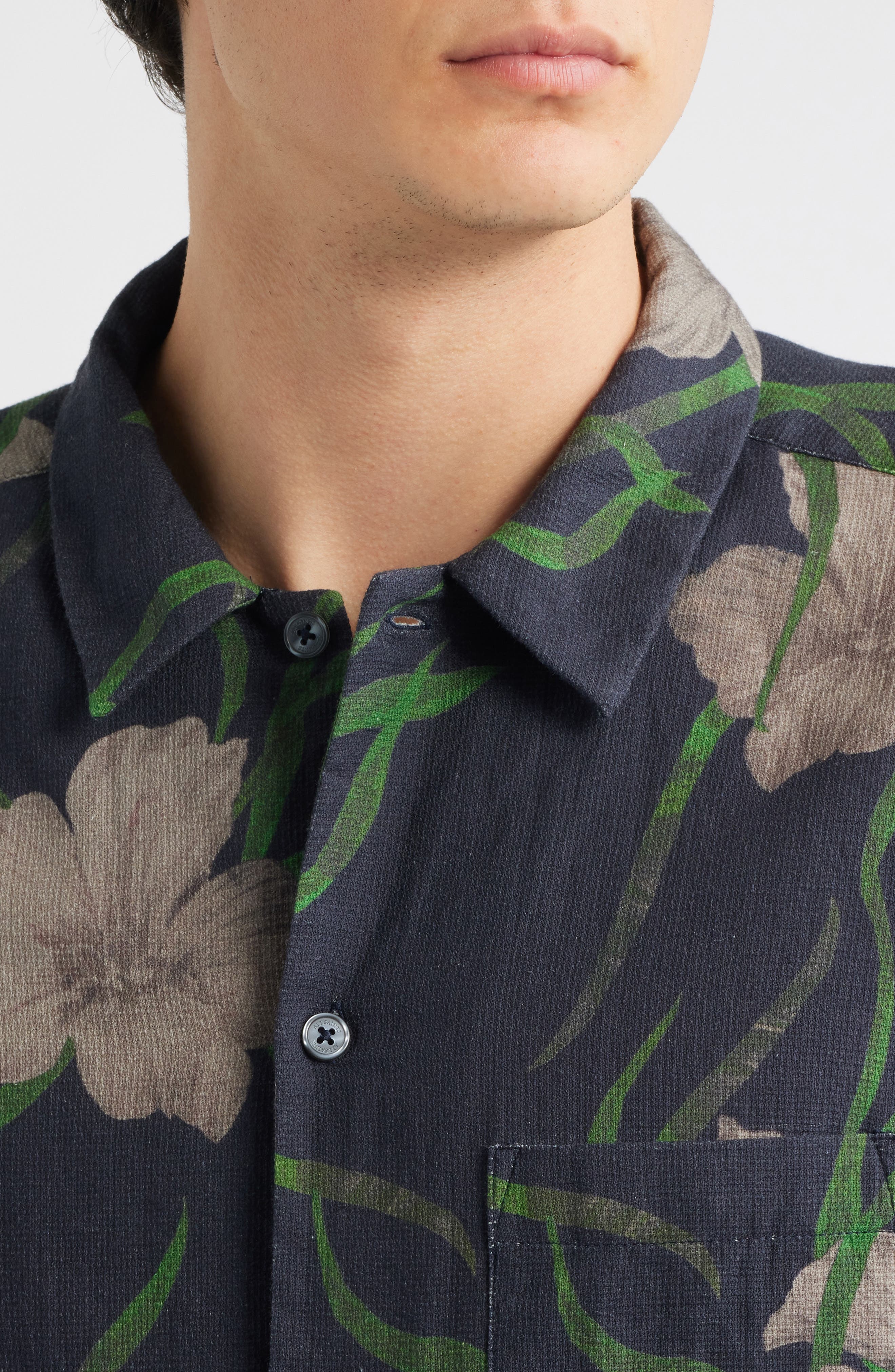 Climber Short Sleeve Button-Up Shirt - image 2