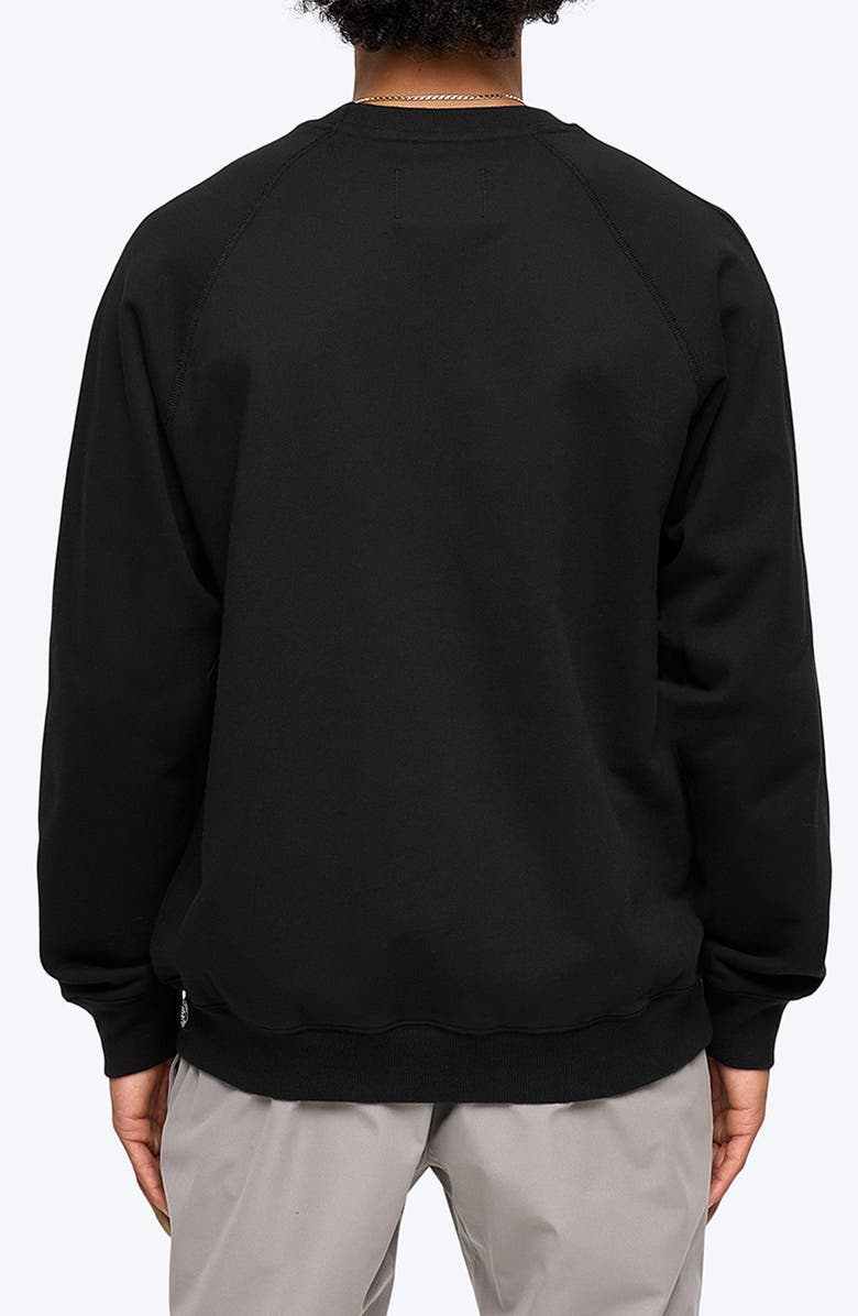 Reigning Champ Midweight Terry Relaxed Crewneck Sweatshirt, Alternate, color,