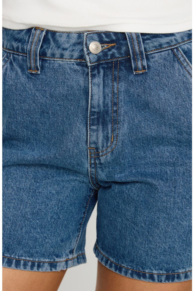 Lou Denim Carpenter Shorts, Alternate, color, MID WASH