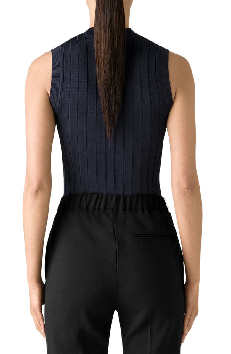 St. John Collection Mixed Rib Sleeveless Top, Alternate, color,