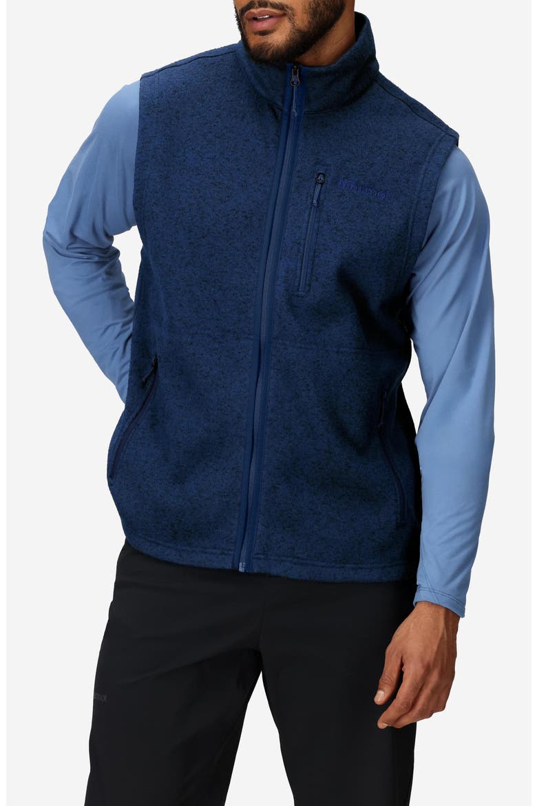 Drop Line Vest, Main, color, ARCTIC NAVY HEATHER